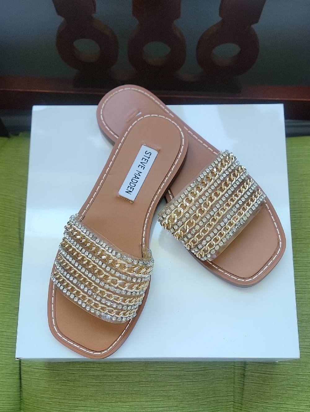 Steve Madden Shores Gold Multi Sandal
